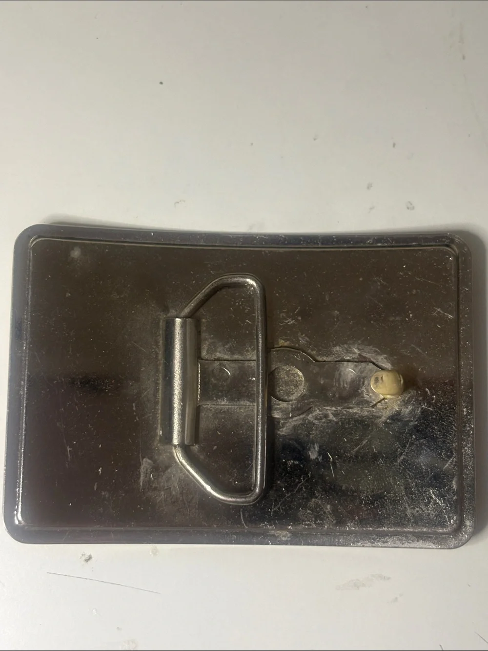 Honda - Red Motorcycle Belt buckle 4x2.5 in - some wear